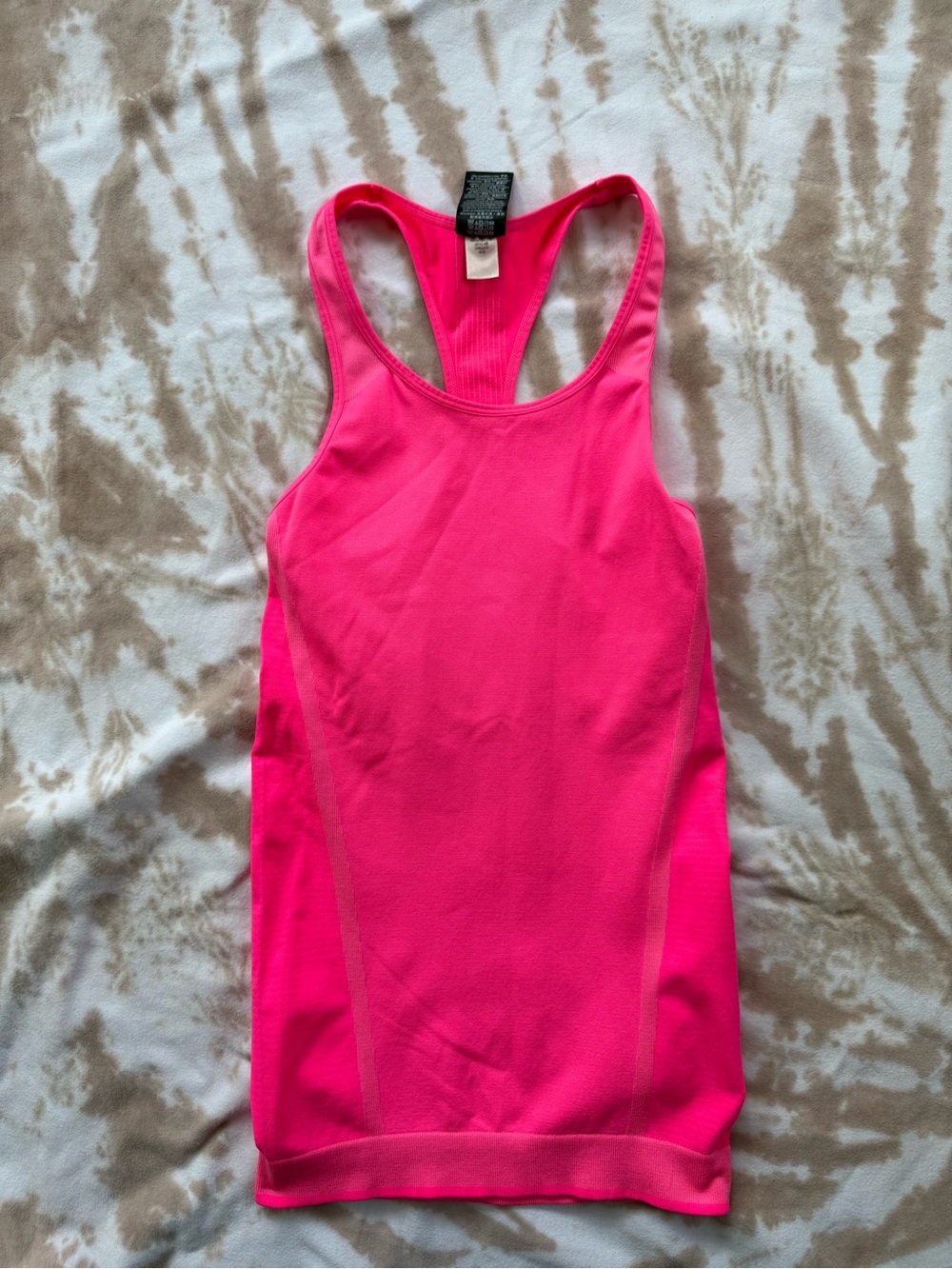 PINK Victoria's Secret Bright Pink Racerback Tank